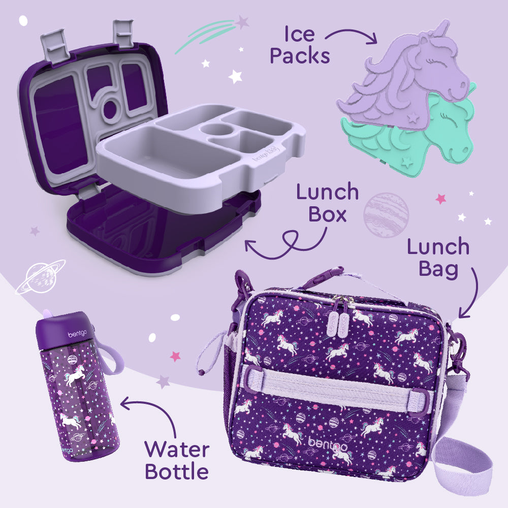 Bentgo Kids Prints Lunch 5-Piece Set with Ice Packs - Image 18